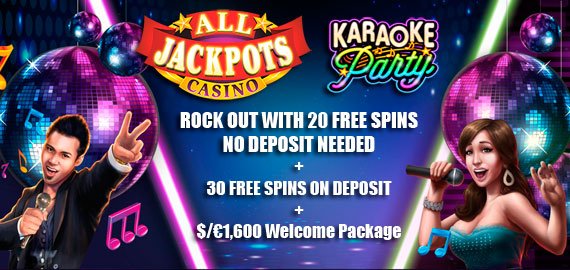 Exclusive 20 Free Spins No Deposit from All Jackpots