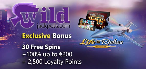 online wild jackpots caino exclusive welcome