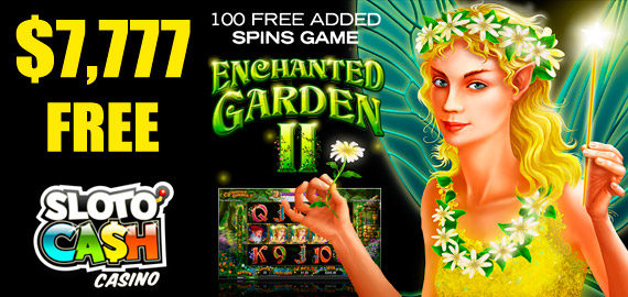 Up to $7,777 + 300 Free Spins Welcome Bonus from Sloto'Cash Casino