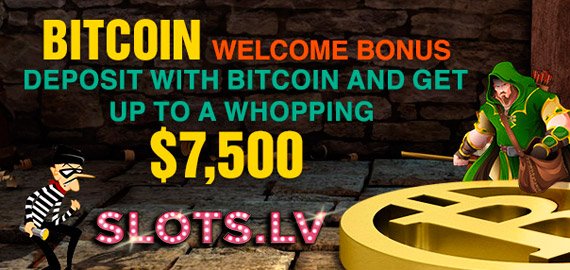 7,500 Bitcoin Welcome Bonus from Slots.lv Casino