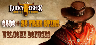 lucky creek casino welcome bonus and free spins