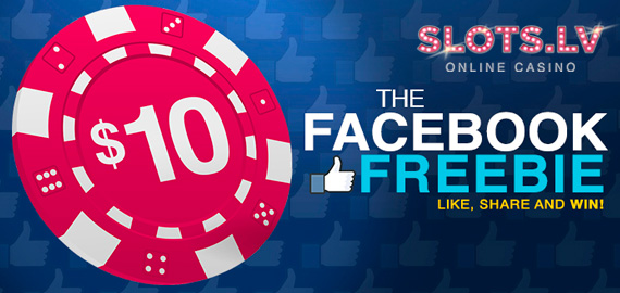 The Facebook Freebie Bonus from Slots.Lv Casino