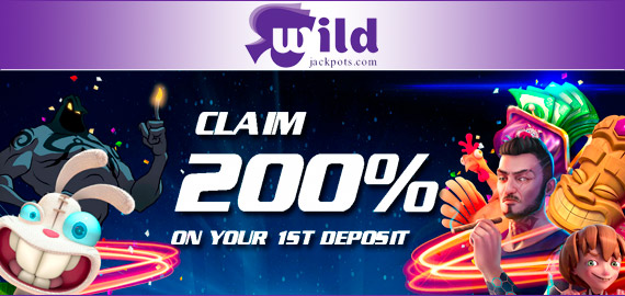 200% up to €/$250 + 99 Free Spins Deposit Bonus from Wild Jackpots Casino