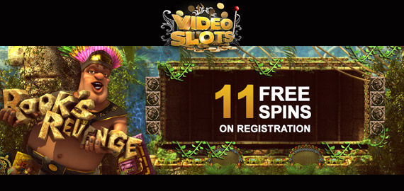 11 Free Spins No Deposit Bonus on Registration from Videoslots Casino