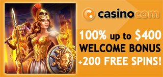 casino com welcome match and free spins bonuses