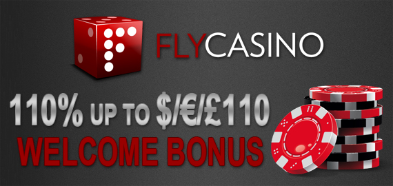 110% up to $/€/£110 Welcome Bonus from Fly Casino