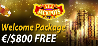 all jackpots casino exclusive welcome bonus